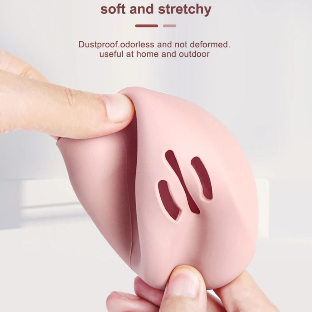 Beauty Makeup Box Set - Portable Silicone Makeup Sponge Holder Multi-Hole