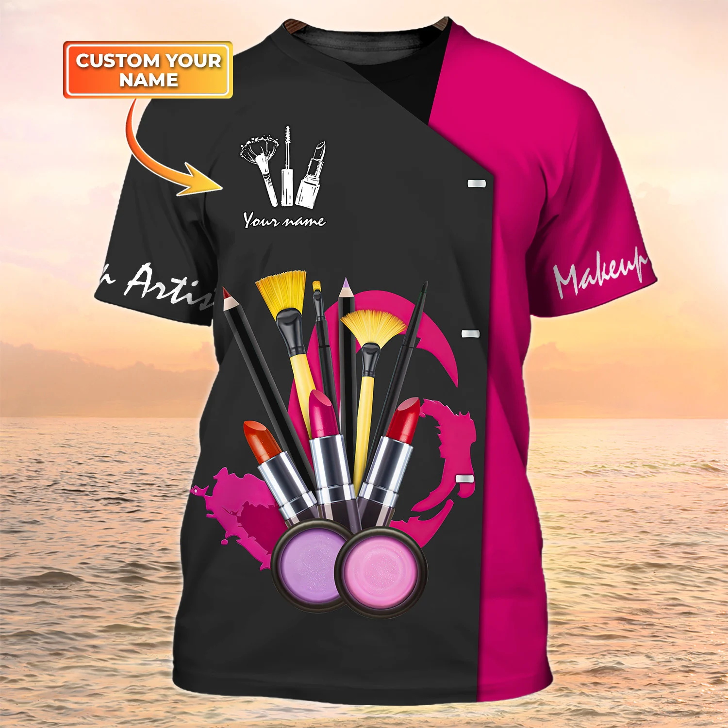 Beauty Makeup Names - Newest Summer Fashion Men‘s T-shirt Make
