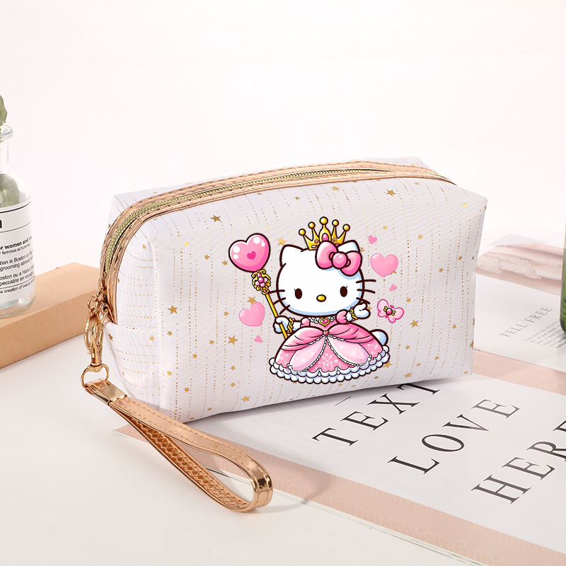 Beauty Y Makeup - Cartoon Hello Kitty Cosmetic Bag Kawaii