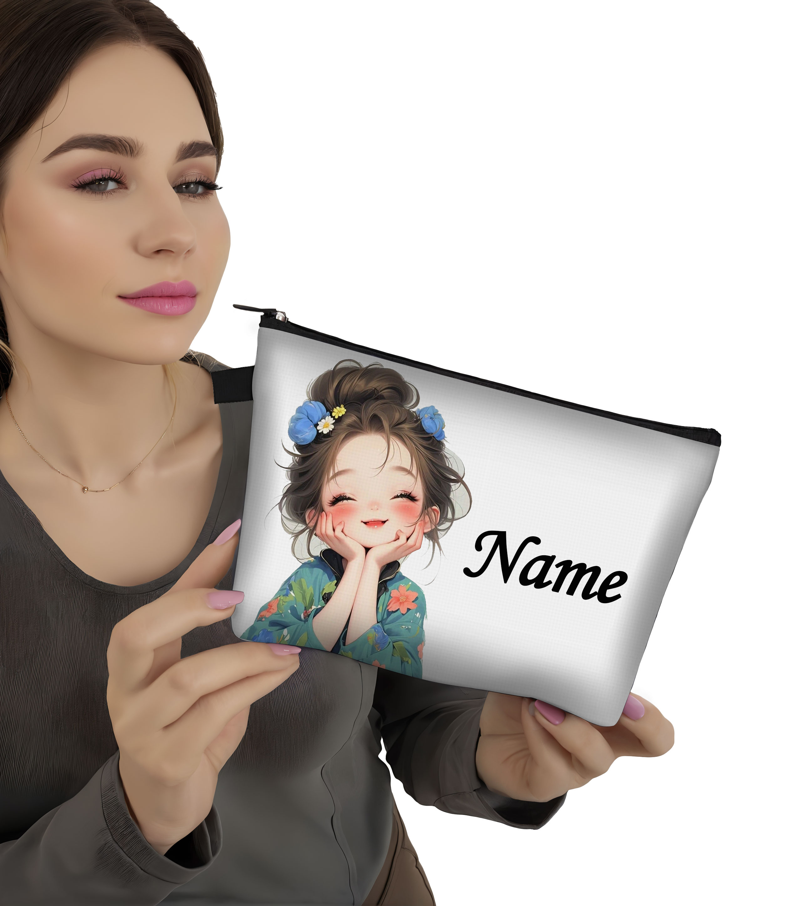 Beauty Makeup Names - Custom Name Vintage Cute Girl Pattern