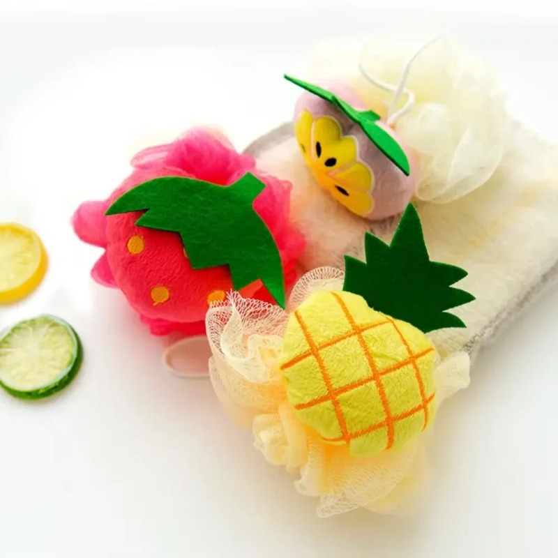 Baby Bath Brush Cartoon Cotton - Blush Brush Kabuki reseña y precio
