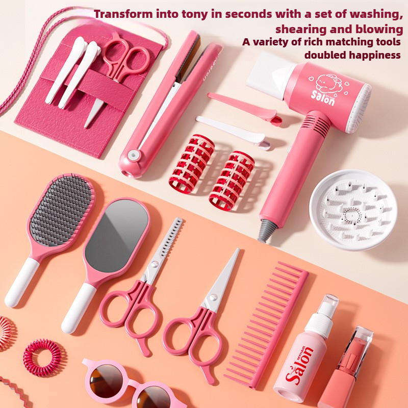 Girls Beauty Salon Set Kids Ha - Beauty Y Makeup reseña y precio