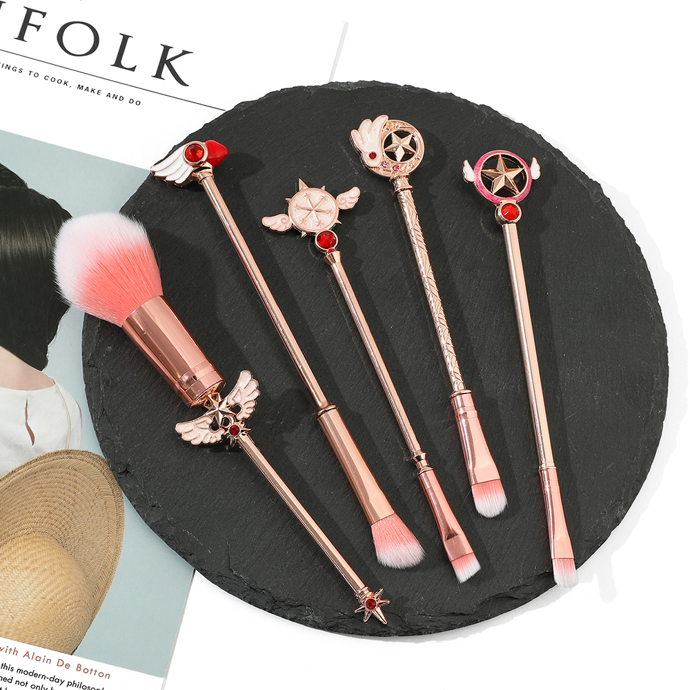 Sailor Moon Makeup Brushes Set - Blush Brush Kabuki reseña y precio