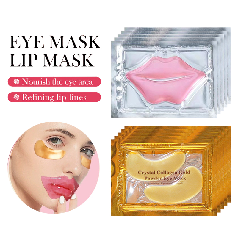 10/20pcs Golden Crystal Collag - Collagen Eye Patch reseña y precio
