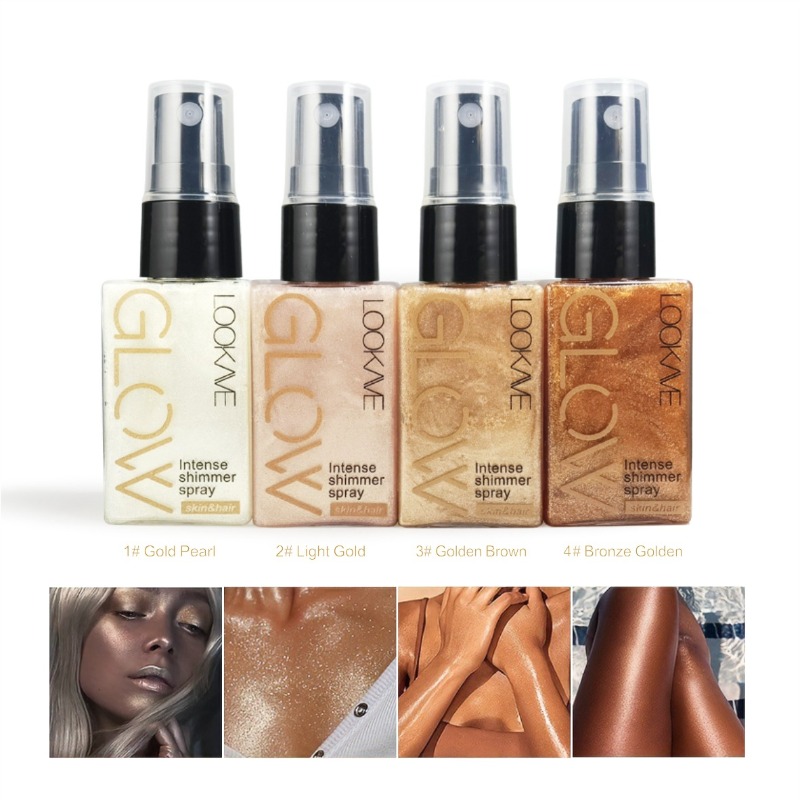 Shimmer Oil Spray Waterproof L - Body Shimmer Lotion reseña y precio