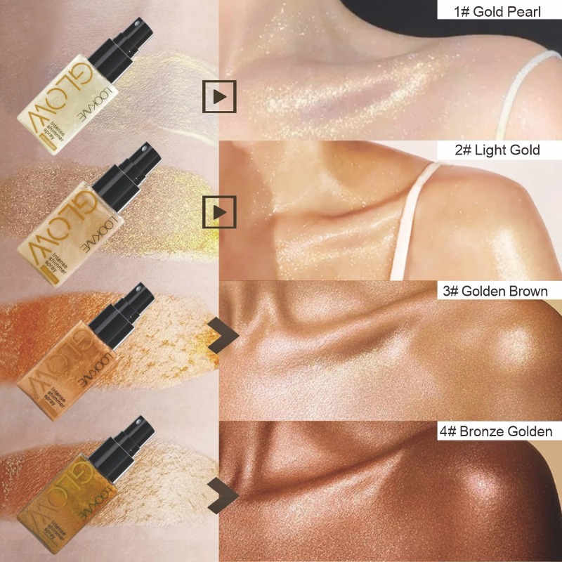 Shimmer Oil Spray Waterproof L - Body Shimmer Lotion reseña y precio