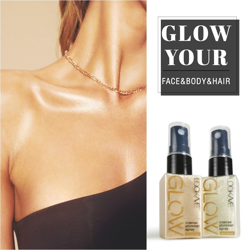 Shimmer Oil Spray Waterproof L - Body Shimmer Lotion reseña y precio