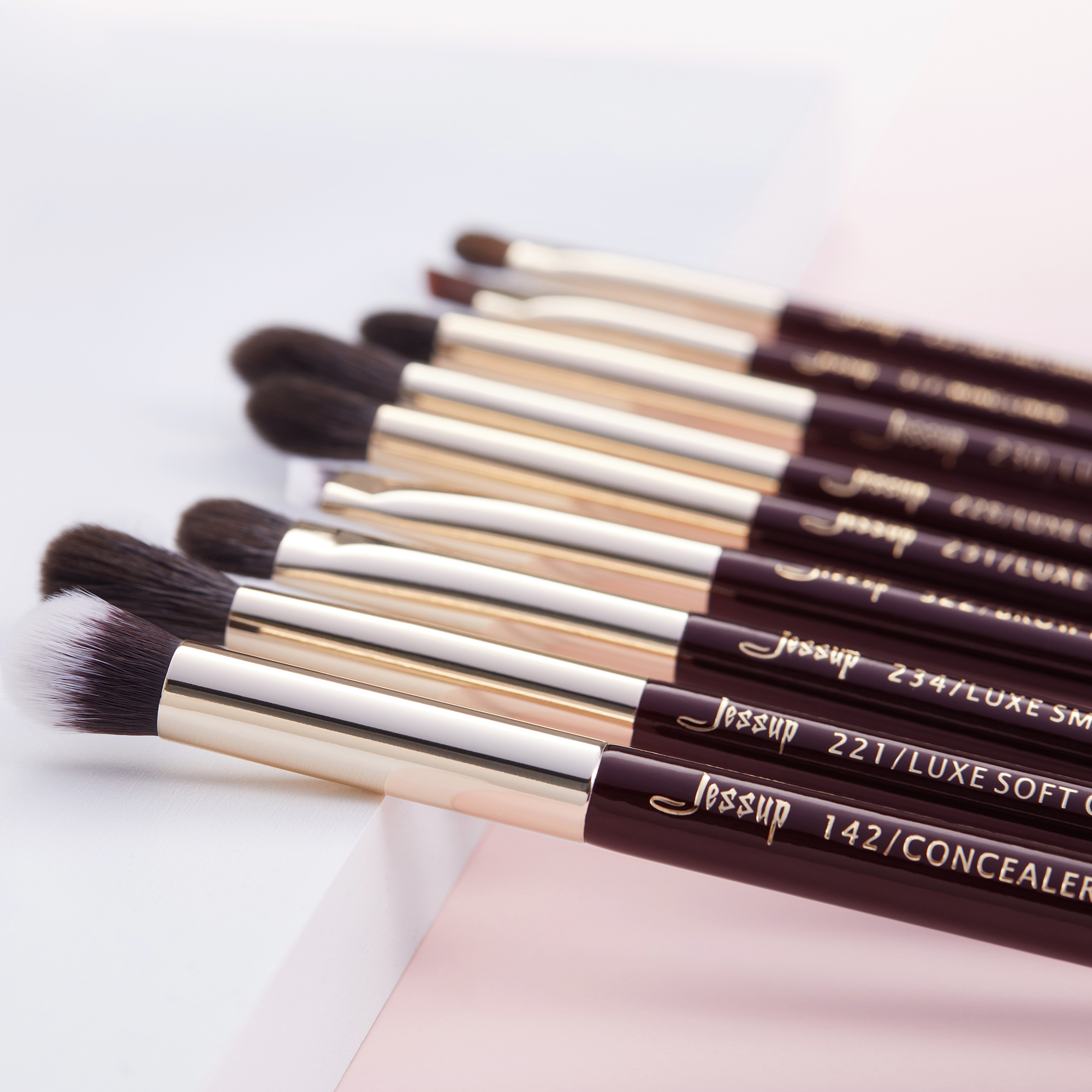 Jessup Makeup Brushes Set 15pc - Blush Brush Kabuki reseña y precio