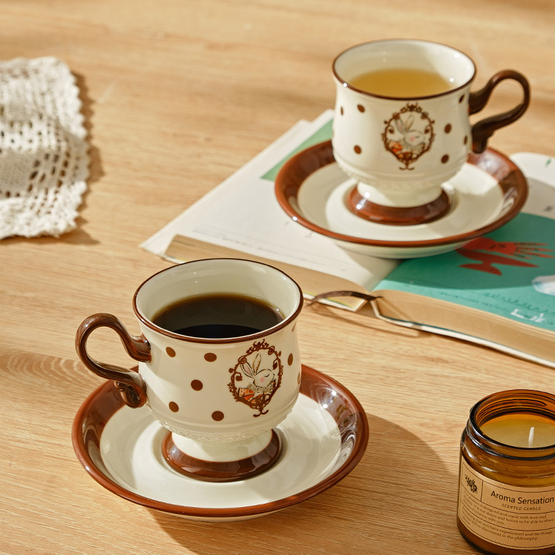 Ceramic Coffee Cup French Cute - Beauty Makeup Edit reseña y precio