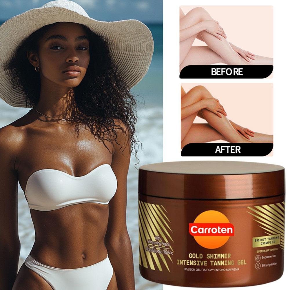 Golden Shimmer Tanning Gel - S - Body Shimmer Lotion reseña y precio