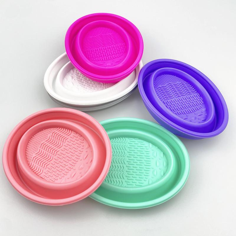 Folding Powder Puff Cleaning B - Blush Brush Kabuki reseña y precio