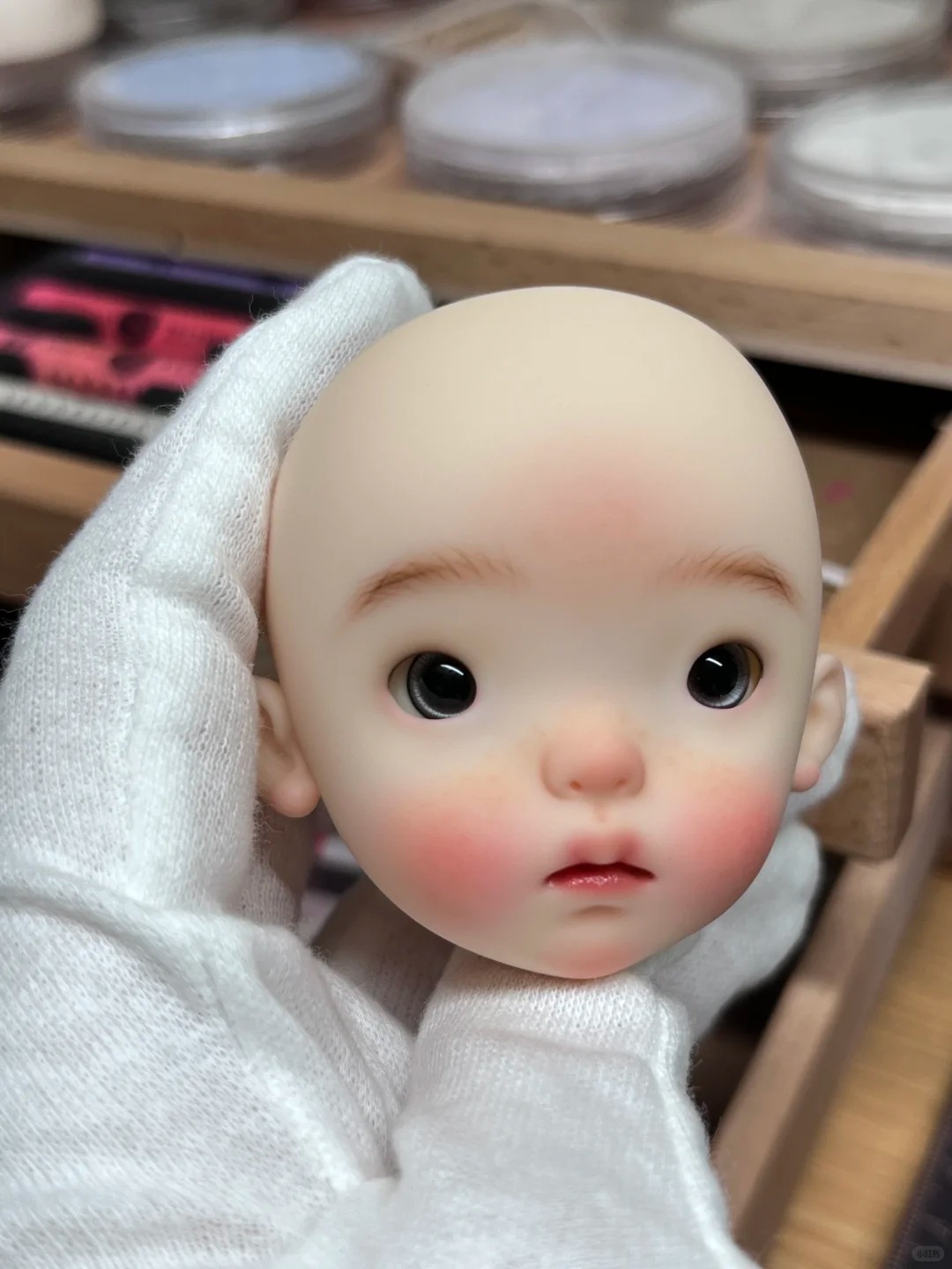 1/6 Scale SD BJD Doll Head - d - Beauty Y Makeup reseña y precio