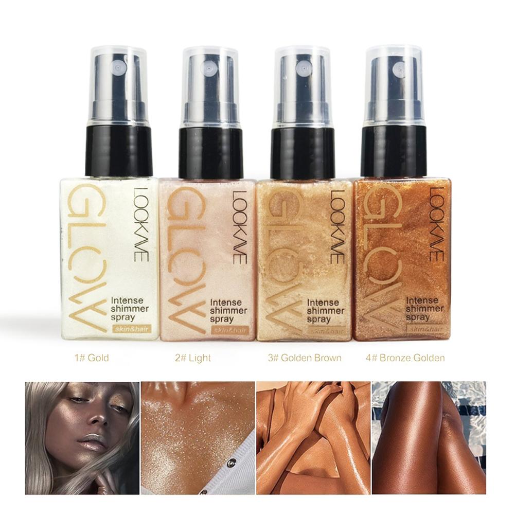 New Shimmer Oil Spray Waterpro - Body Shimmer Lotion reseña y precio