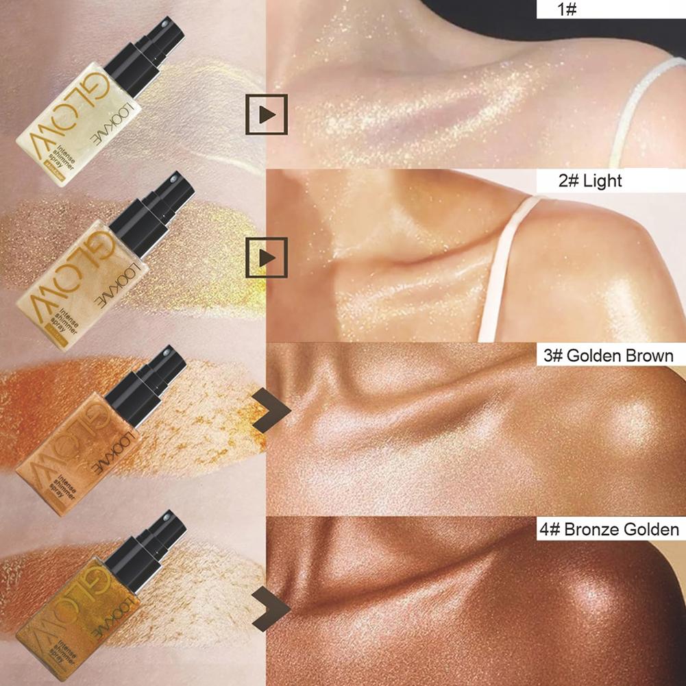 New Shimmer Oil Spray Waterpro - Body Shimmer Lotion reseña y precio