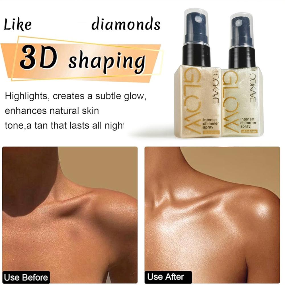 New Shimmer Oil Spray Waterpro - Body Shimmer Lotion reseña y precio
