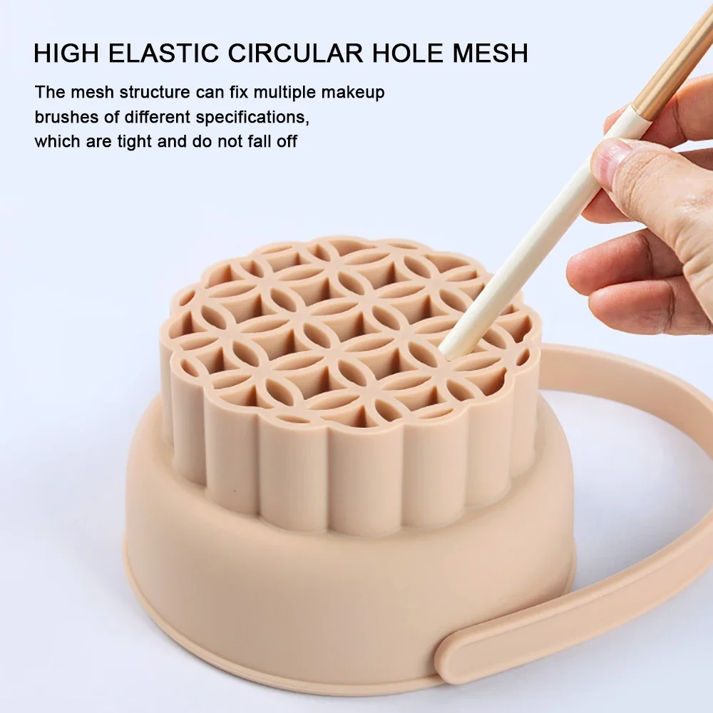 1PC Silicone Washing Bowl Make - Blush Brush Kabuki reseña y precio