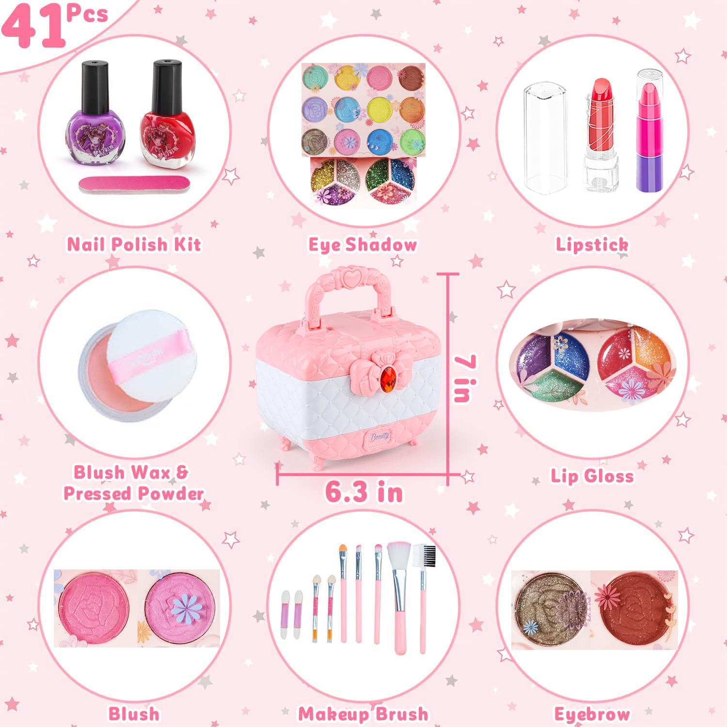 Kids Makeup Toy Kit for Girls, - Beauty Y Makeup reseña y precio