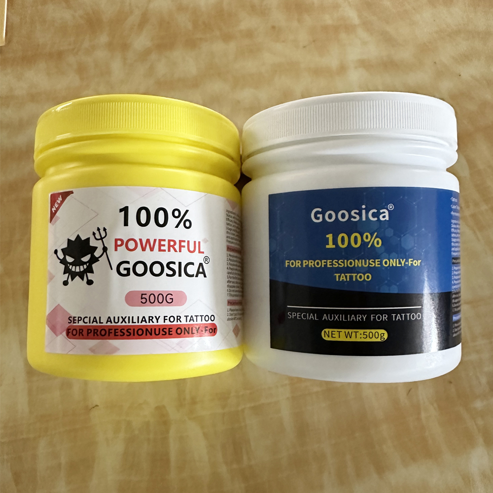 100% Yellow Blue Goosica Tatto - Beauty Linasi Makeup reseña y precio