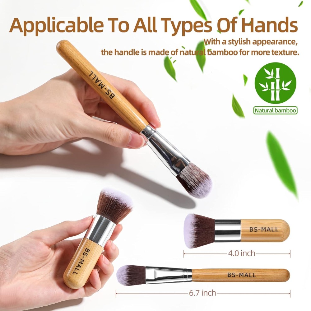 BS-MALL Makeup Brush Set 11Pcs - Blush Brush Kabuki reseña y precio