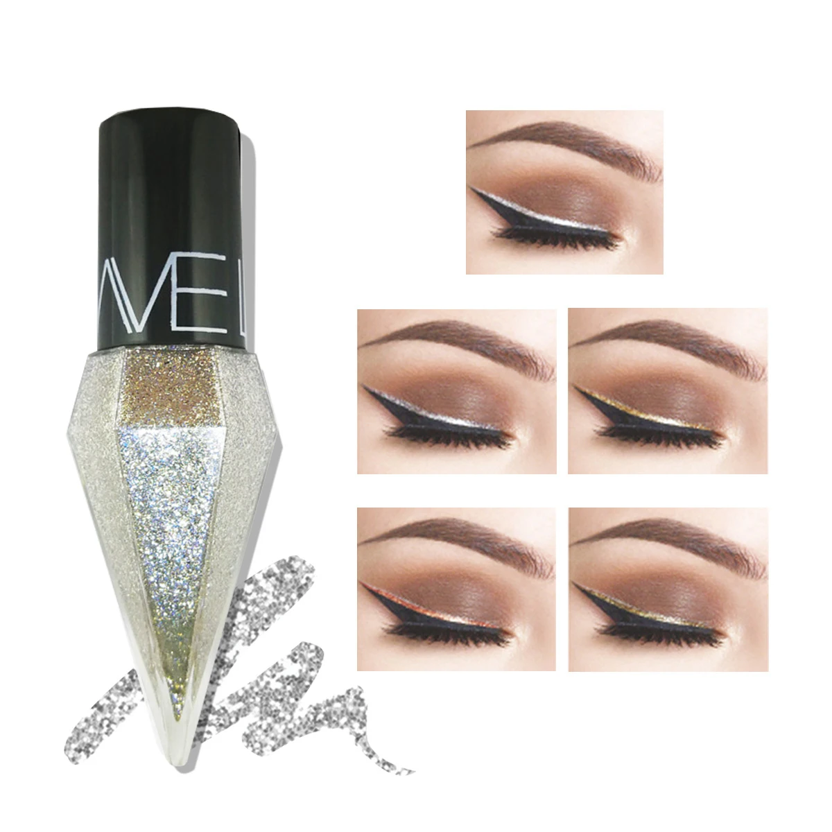 5pc/set Shiny Eye Liners Eyesh - Beauty Linasi Makeup reseña y precio