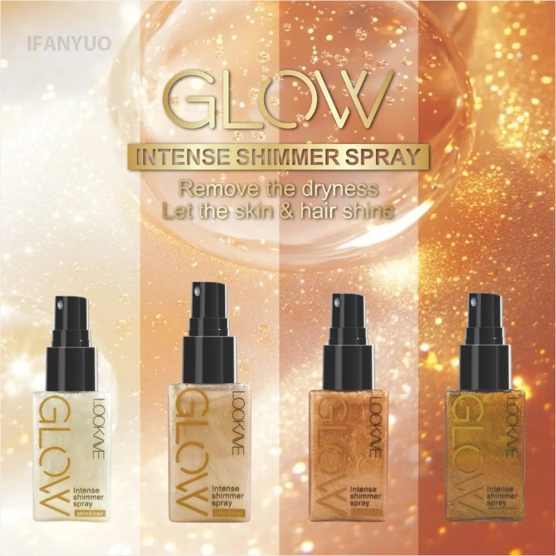 Pearlescent Glitter Spray Shim - Body Shimmer Lotion reseña y precio
