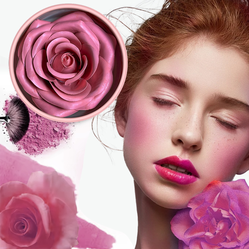 3D Petal Rose Makeup Blush 4 c - Beauty Real Makeup reseña y precio