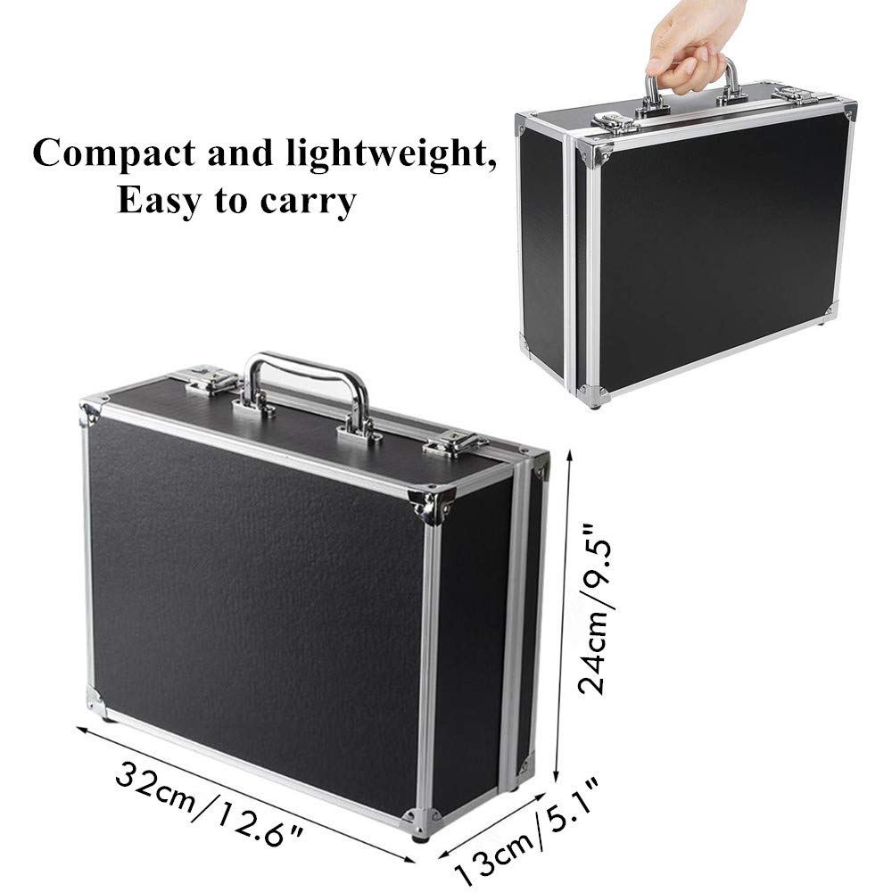 Large Tattoo Kit Case Box Alum - Beauty Makeup Box Set reseña y precio
