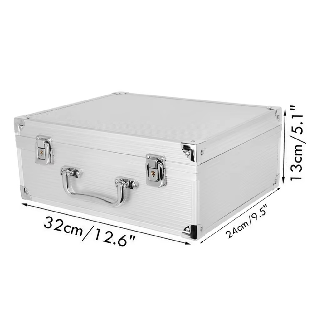 Large Tattoo Kit Case Box Alum - Beauty Makeup Box Set reseña y precio