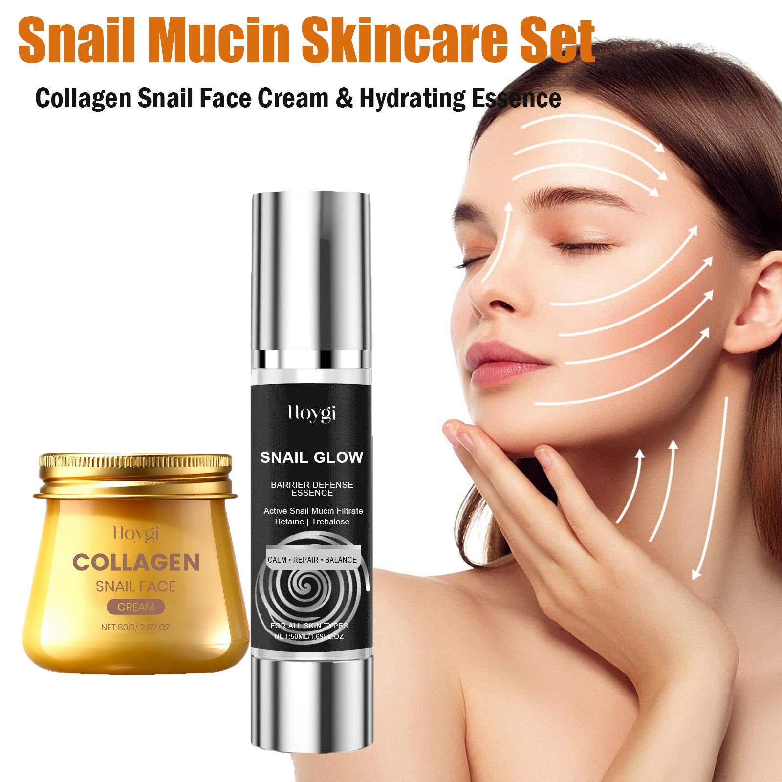 Snail Mucin Skincare Set Colla - Anti-Aging Face Cream reseña y precio