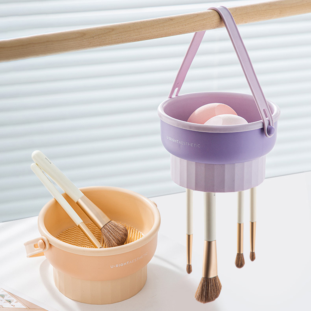 Makeup Brush Cleaning Bucket W - Blush Brush Kabuki reseña y precio