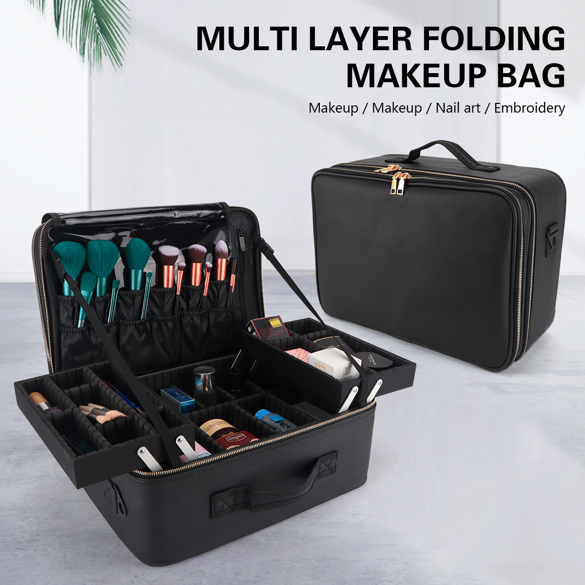 Women Travel Cosmetic Case Org - Beauty Makeup Box Set reseña y precio