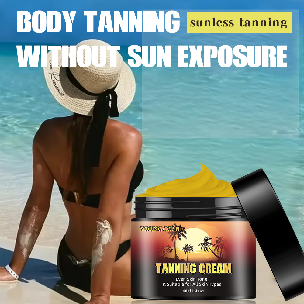 YOUNGCOME Shine Brown Tanning  - Body Shimmer Lotion reseña y precio