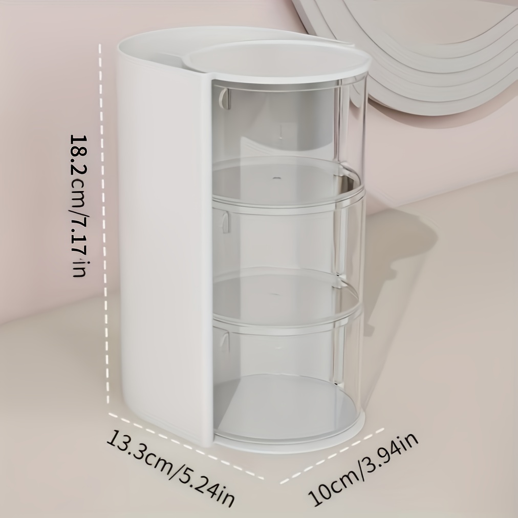 Rotating Cosmetic Storage Box, - Blush Brush Kabuki reseña y precio