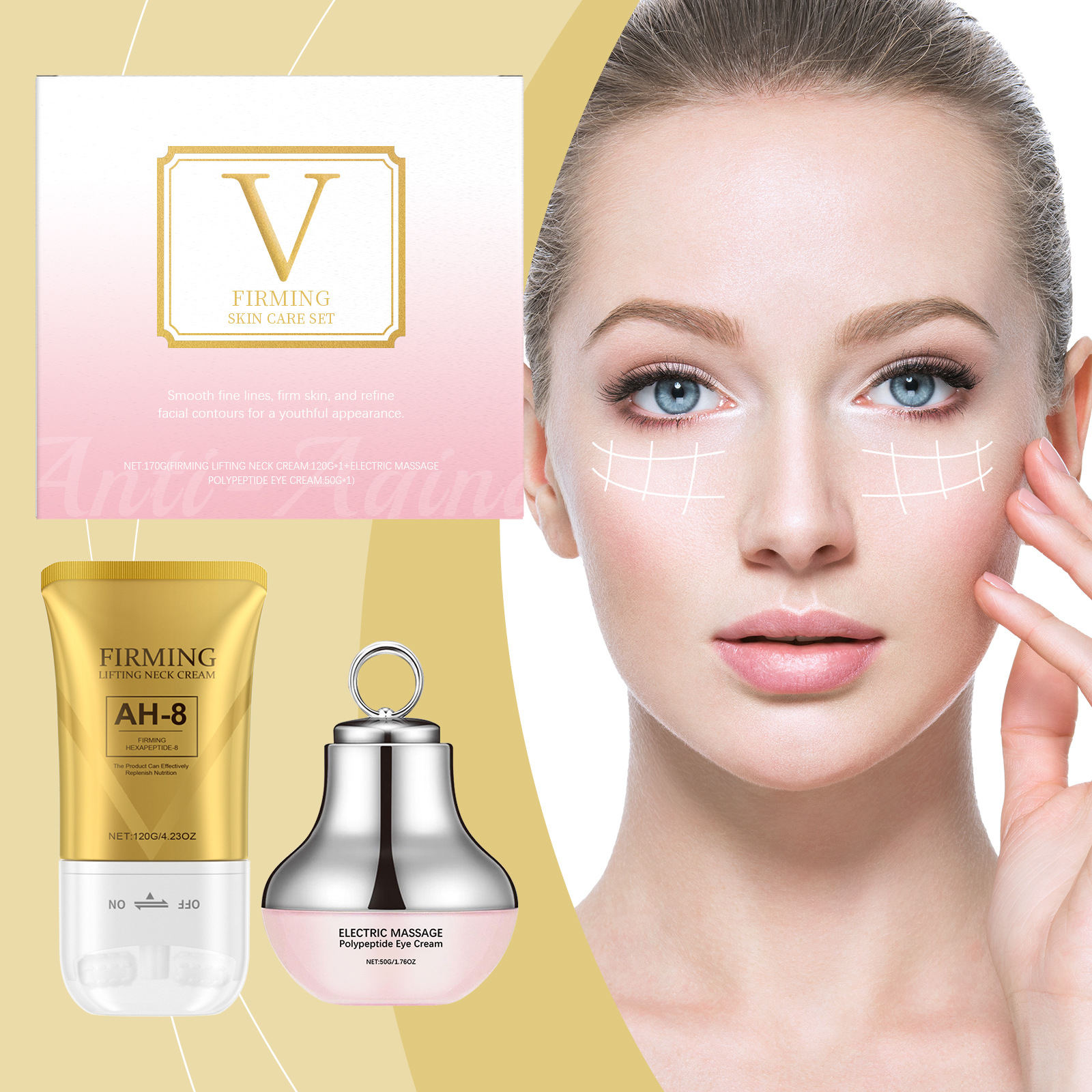 Ah-8 Firming Neck Cream Smooth - Anti-Aging Face Cream reseña y precio