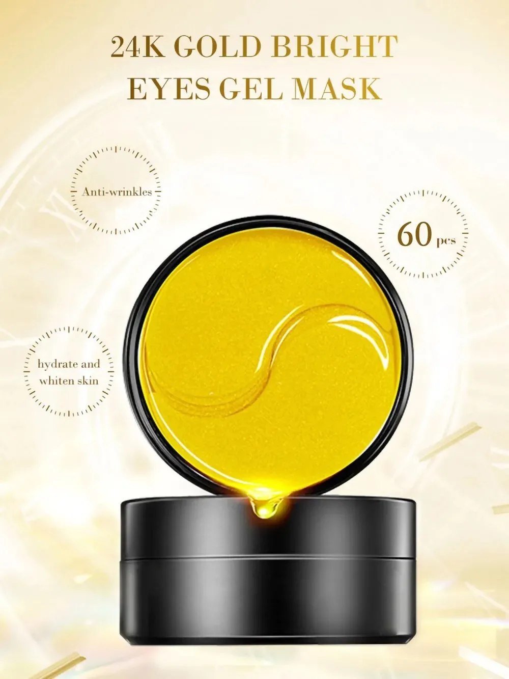 60pcs Golden Moisturizing Eye  - Collagen Eye Patch reseña y precio