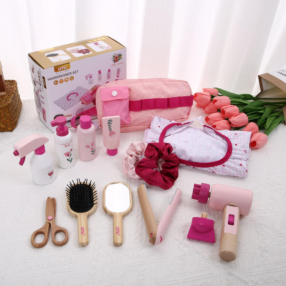 Wooden Makeup Toy Kits for Lit - Beauty Makeup Games For Girls reseña y precio