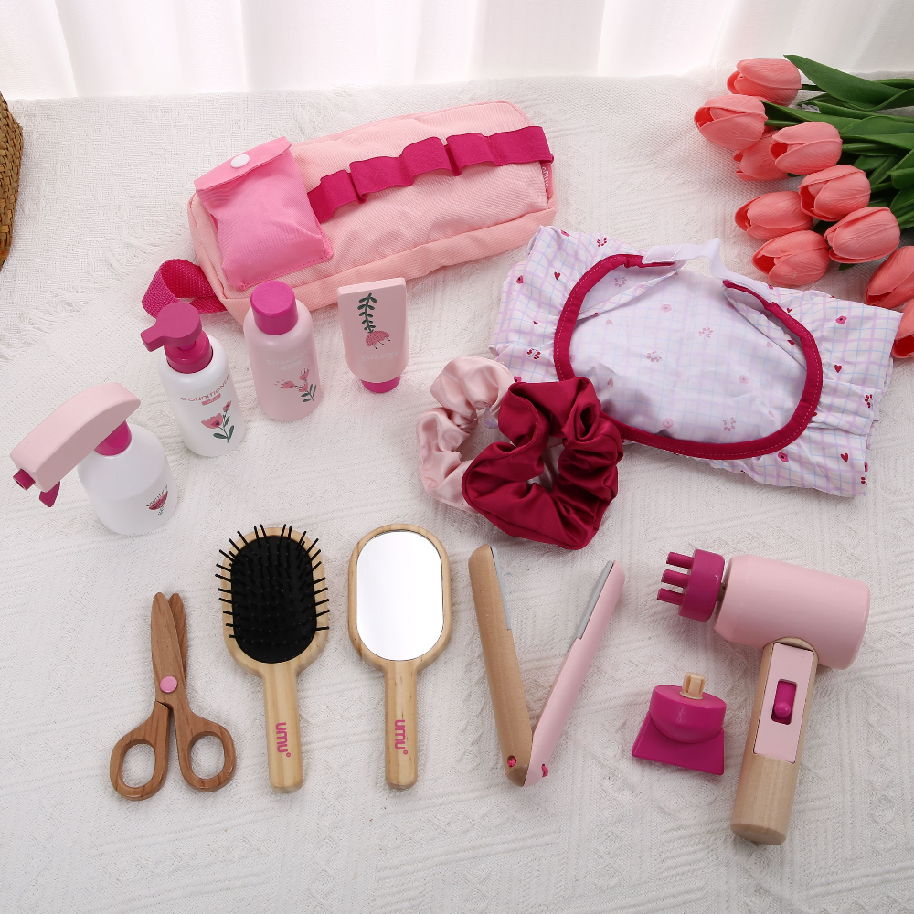 Wooden Makeup Toy Kits for Lit - Beauty Makeup Games For Girls reseña y precio