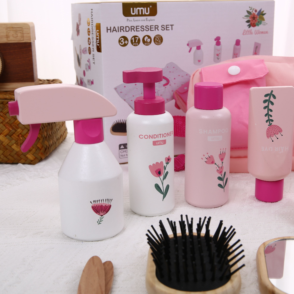 Wooden Makeup Toy Kits for Lit - Beauty Makeup Games For Girls reseña y precio