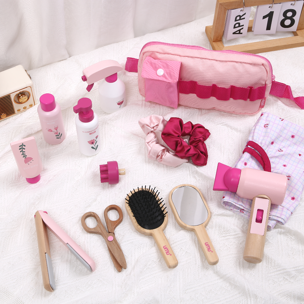Wooden Makeup Toy Kits for Lit - Beauty Makeup Games For Girls reseña y precio
