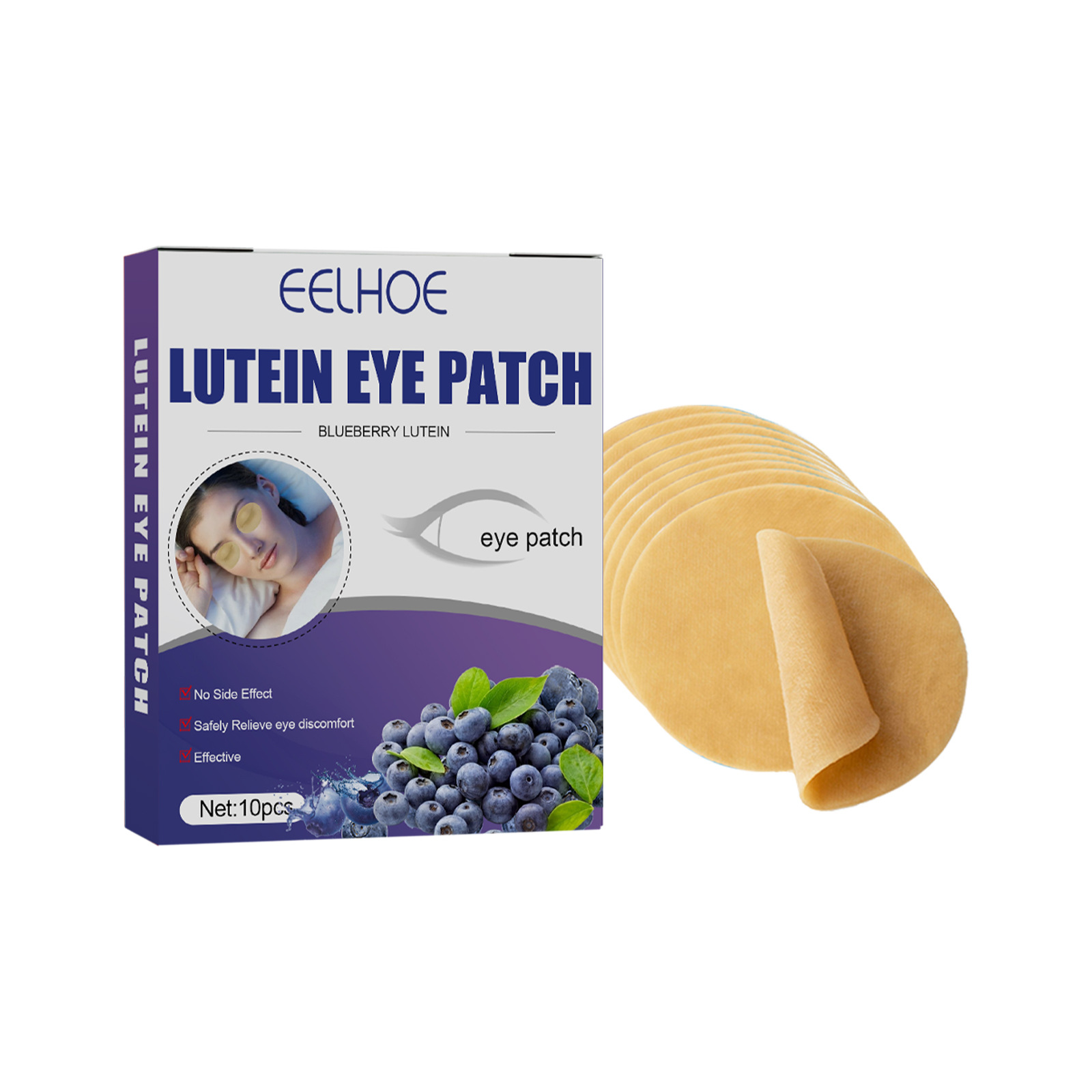 EELHOE Blueberry Lutein Eye Pa - Collagen Eye Patch reseña y precio