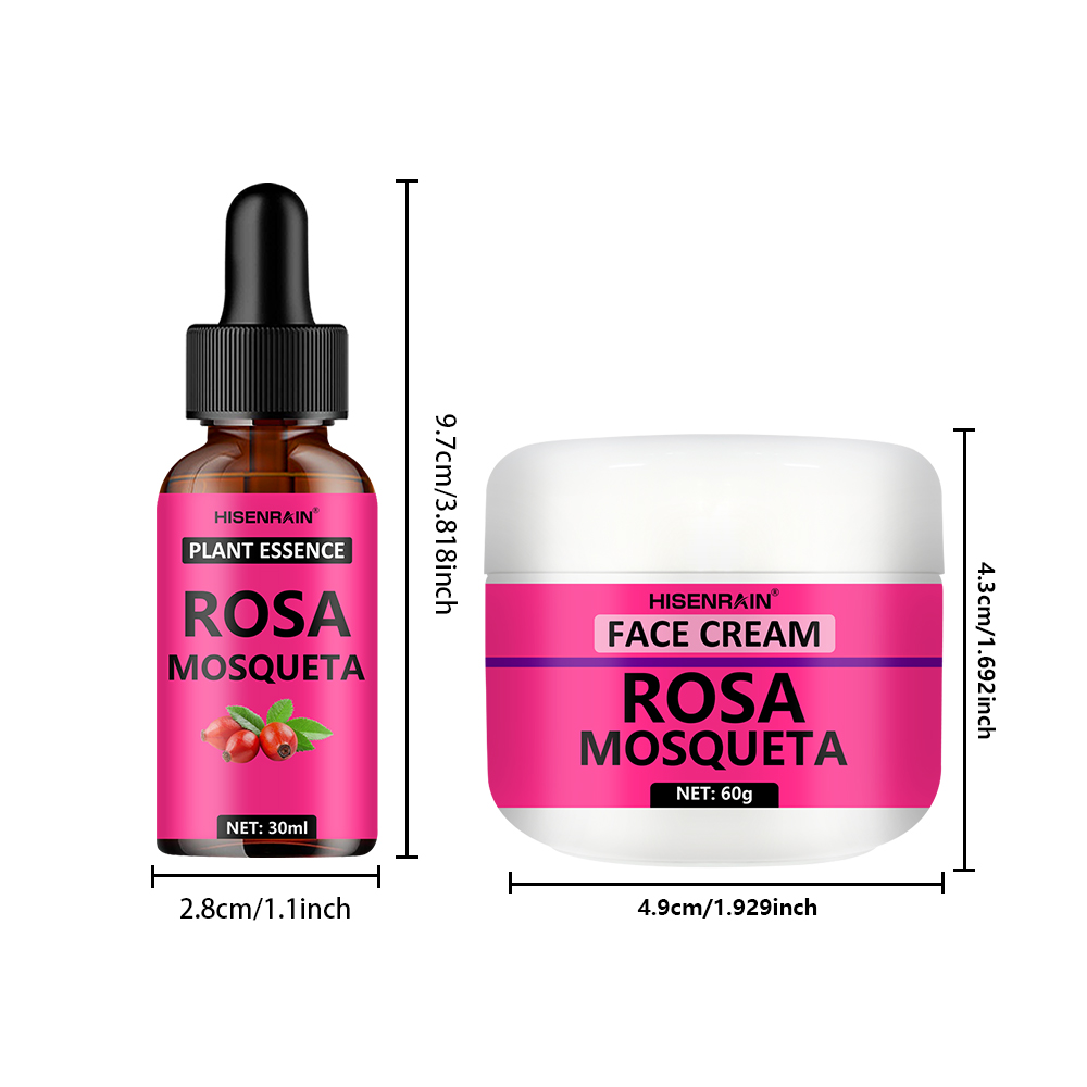 HISENRAIN Rosehip Skincare Set - Anti-Aging Face Cream reseña y precio