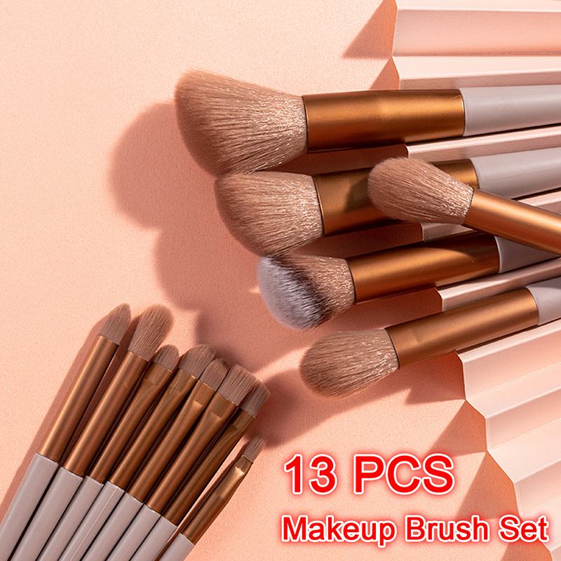 13Pcs Professional Beauty Powd - Blush Brush Kabuki reseña y precio