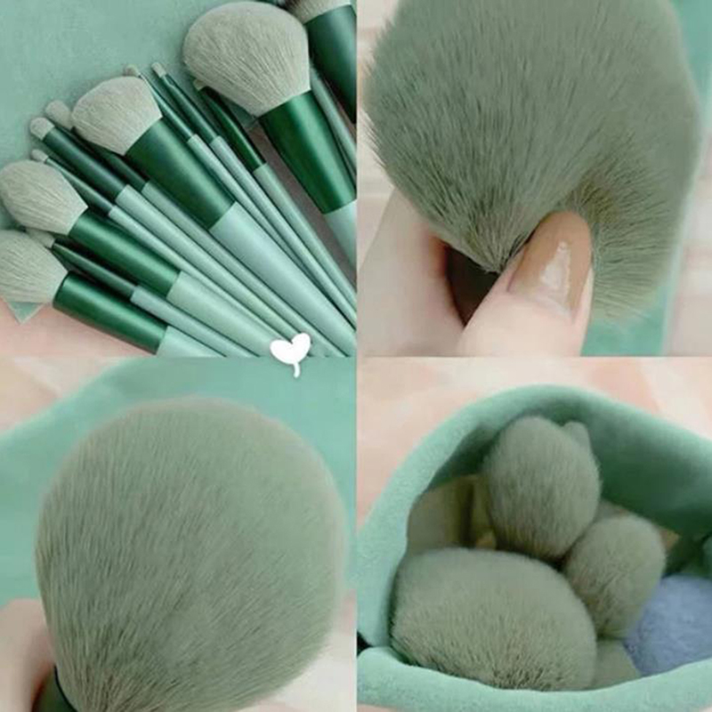 13Pcs Professional Beauty Powd - Blush Brush Kabuki reseña y precio