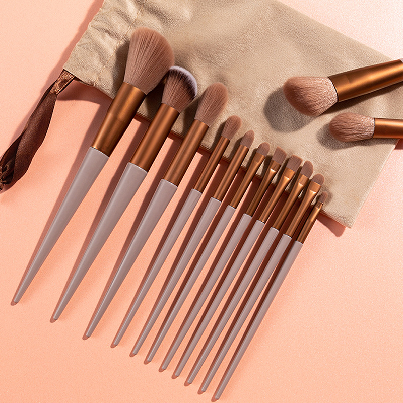 13Pcs Professional Beauty Powd - Blush Brush Kabuki reseña y precio