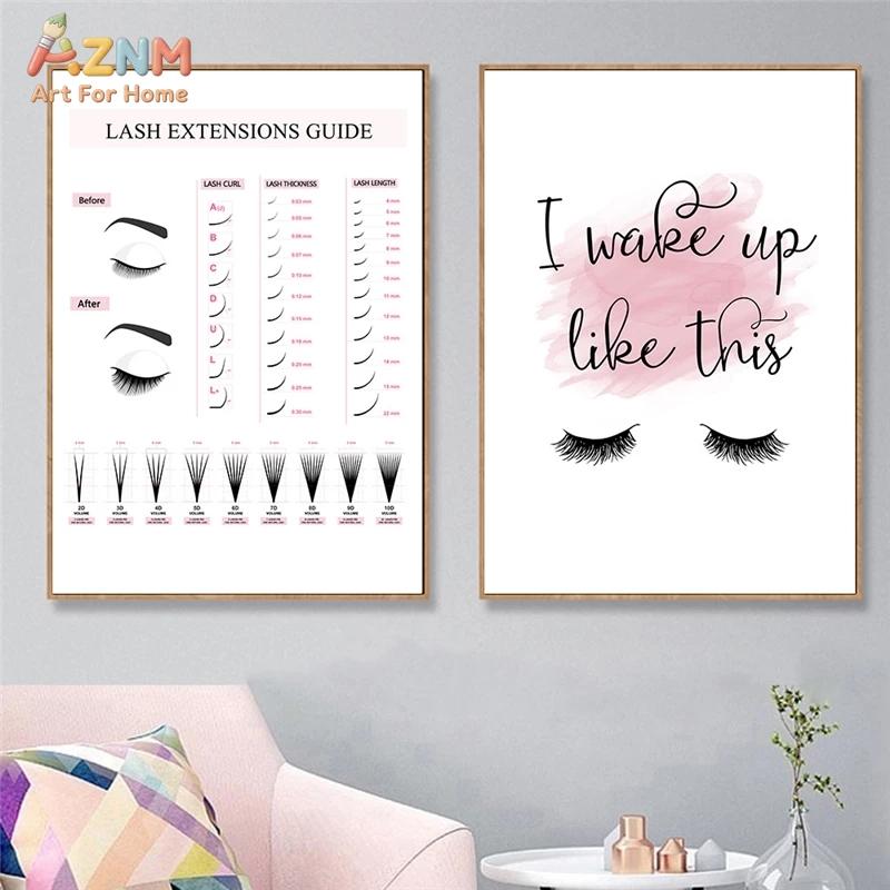 AZNM Lash Extensions Guide Can - Beauty Makeup Quotes reseña y precio