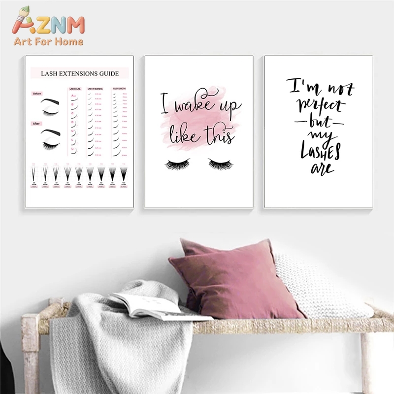 AZNM Lash Extensions Guide Can - Beauty Makeup Quotes reseña y precio