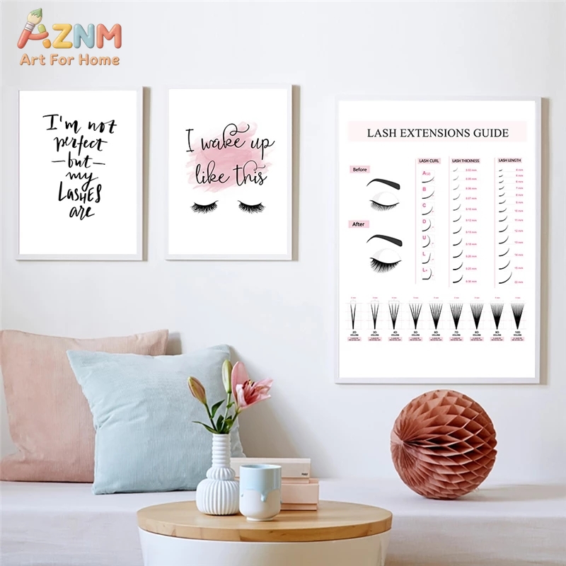 AZNM Lash Extensions Guide Can - Beauty Makeup Quotes reseña y precio