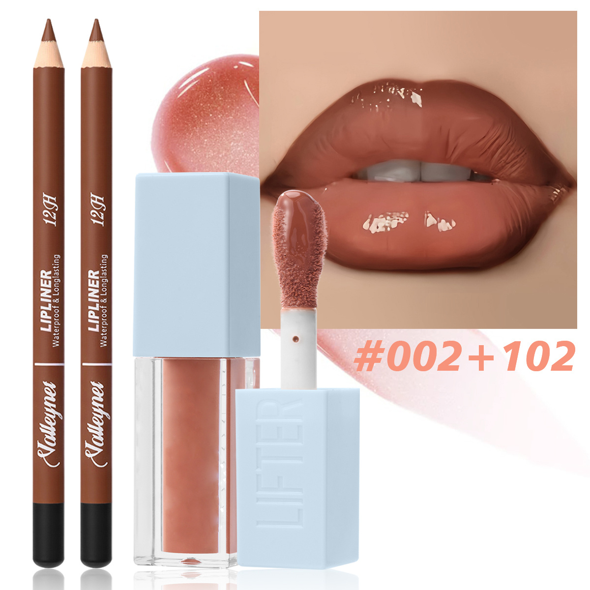 2Pcs/Set Lipliner + Lip Oil Ma - Beauty Linasi Makeup reseña y precio