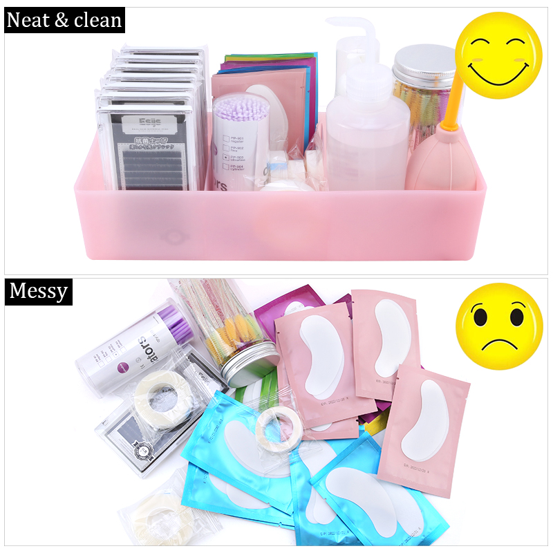 Eyelash Storage Box Large Capa - Beauty Makeup Box Set reseña y precio