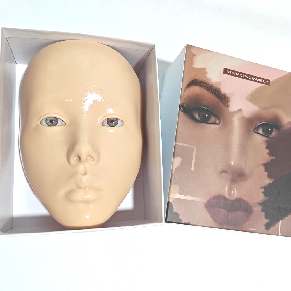 1pc White Skin Color Full Face - Beauty Makeup Academy reseña y precio
